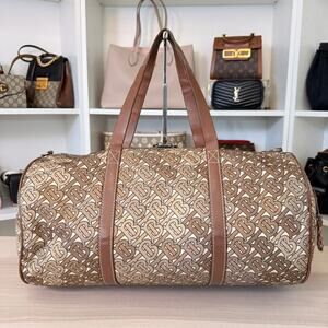 Burberry Duffle TB Monogram Nylon Medium